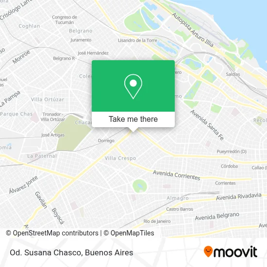 Od. Susana Chasco map