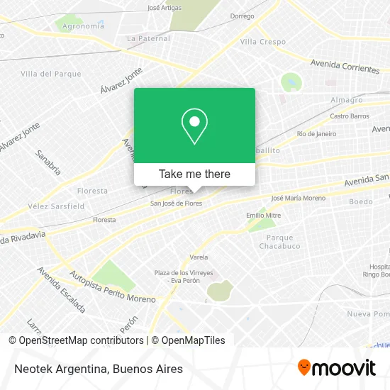 Neotek Argentina map