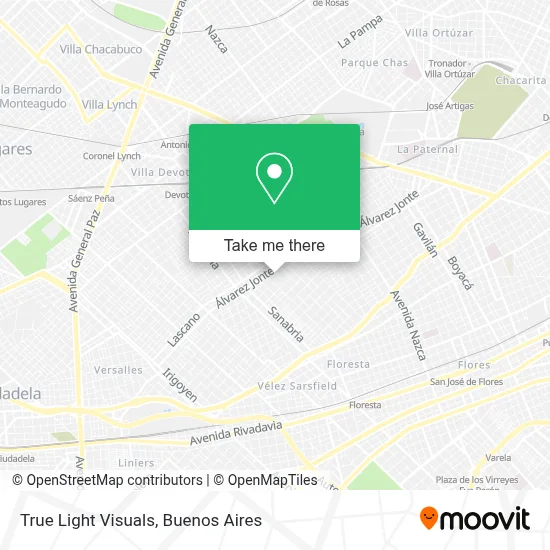 True Light Visuals map
