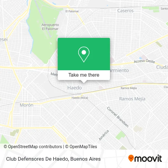 Club Defensores De Haedo map