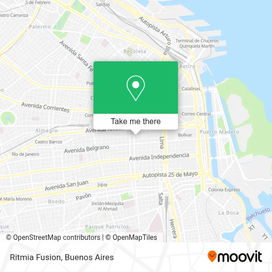 Ritmia Fusion map