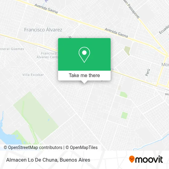 Almacen Lo De Chuna map