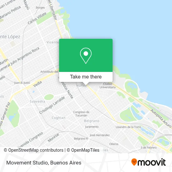 Movement Studio map
