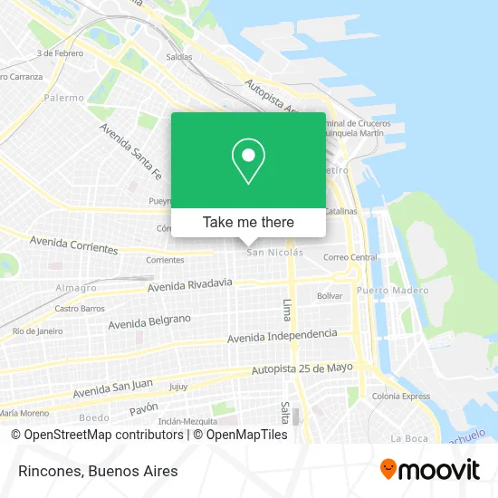 Rincones map