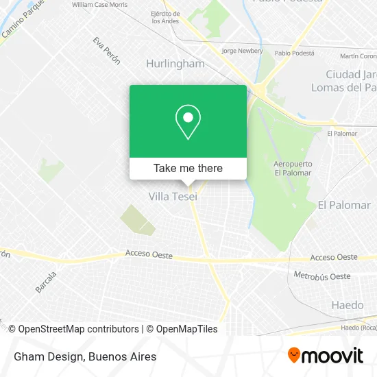 Gham Design map