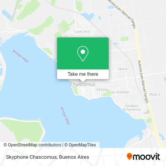 Skyphone Chascomus map
