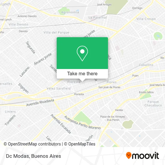 Dc Modas map