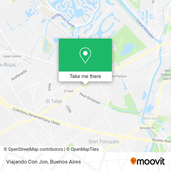 Viajando Con Jon map