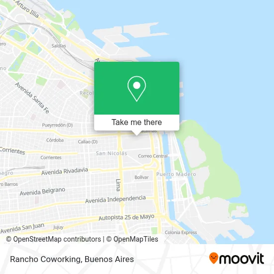 Rancho Coworking map