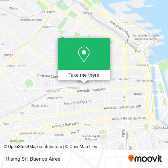 Rising Srl map