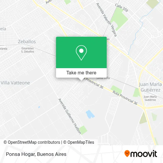 Ponsa Hogar map
