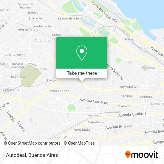 Autodeal map