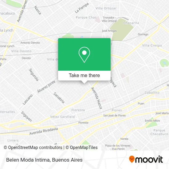 Belen Moda Intima map