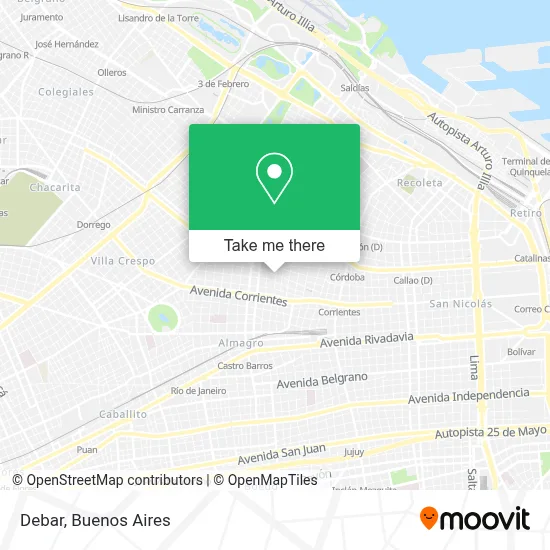 Debar map
