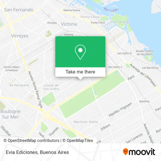Evia Ediciones map
