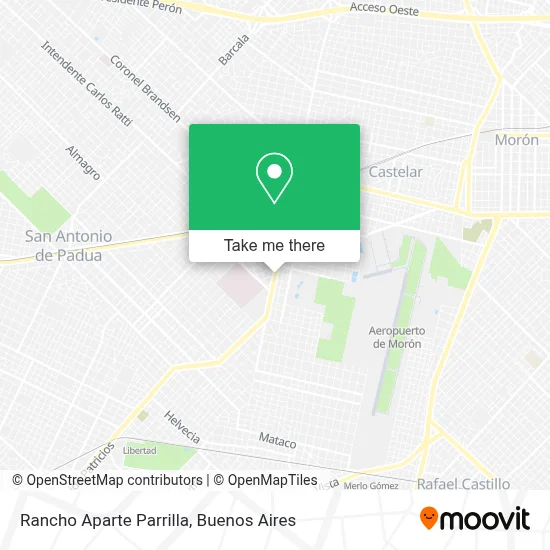 Rancho Aparte Parrilla map