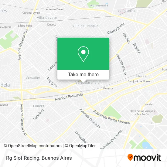 Rg Slot Racing map