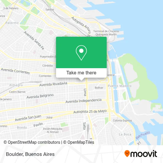 Boulder map