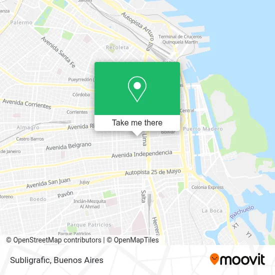 Subligrafic map