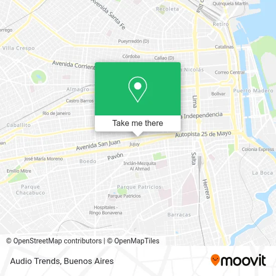 Audio Trends map