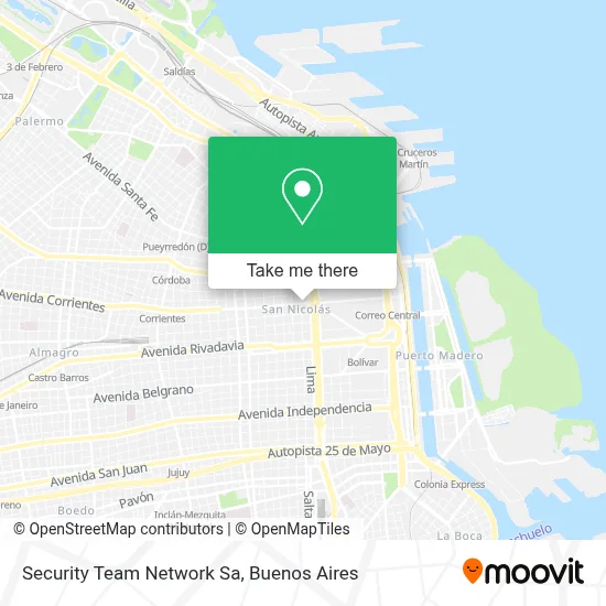 Security Team Network Sa map