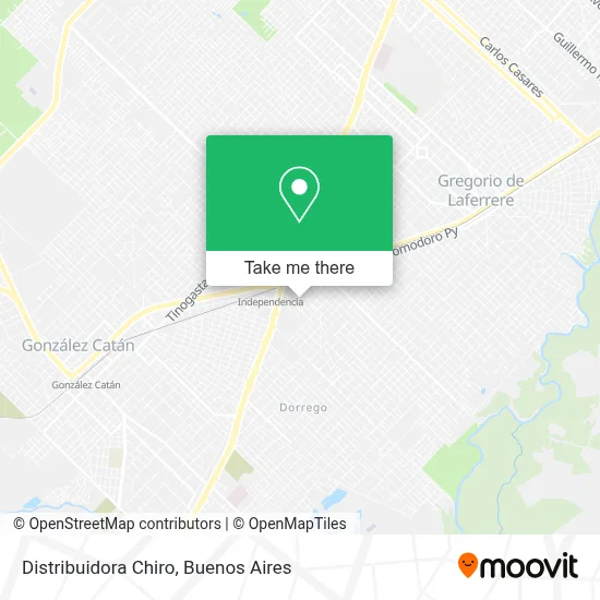 Distribuidora Chiro map