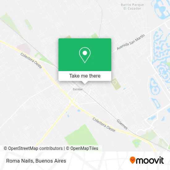 Roma Nails map