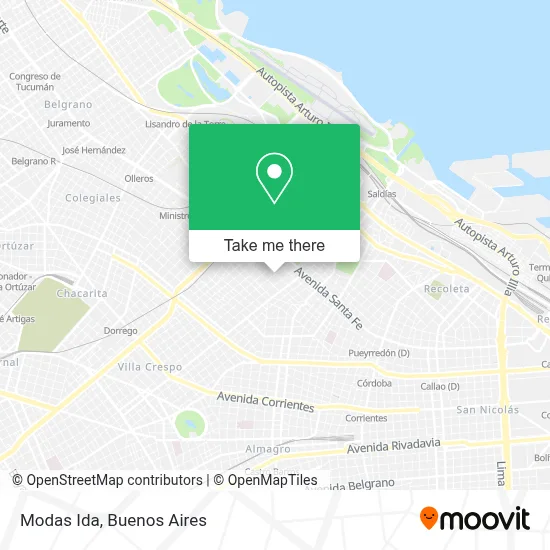 Modas Ida map