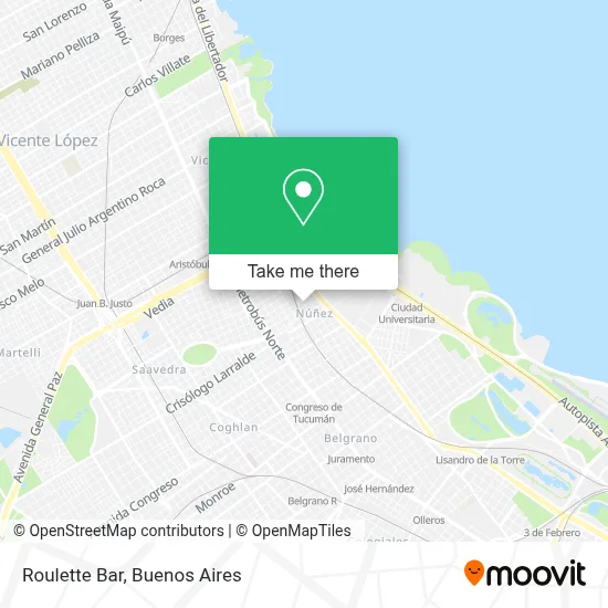 Roulette Bar map