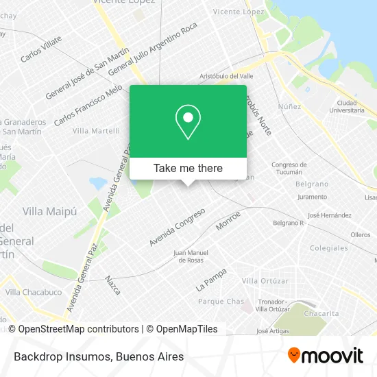 Backdrop Insumos map