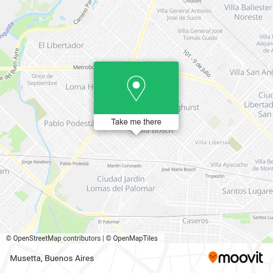 Musetta map