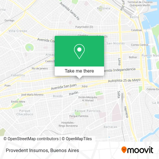 Provedent Insumos map