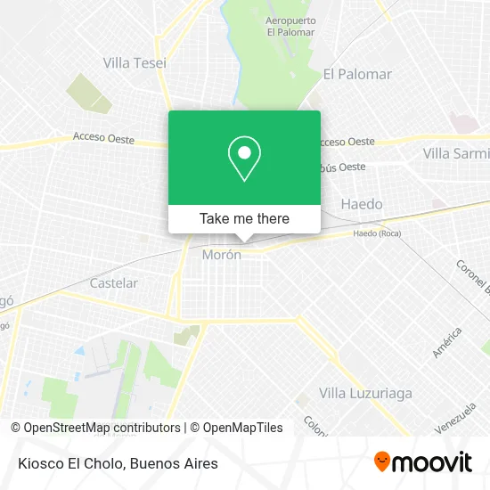 Kiosco El Cholo map