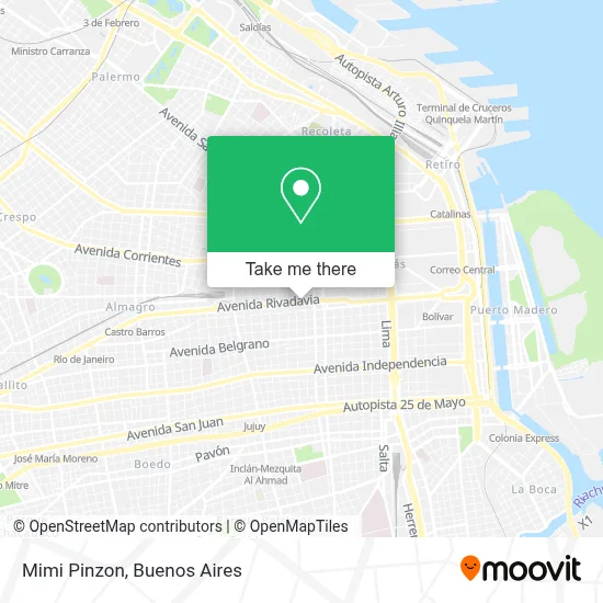 Mimi Pinzon map