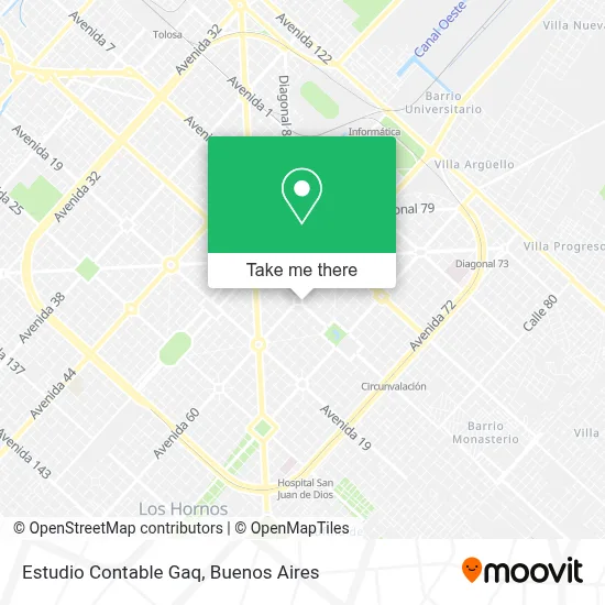 Estudio Contable Gaq map