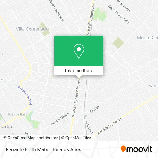 Ferrante Edith Mabel map