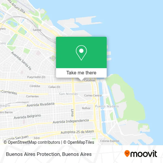 Buenos Aires Protection map