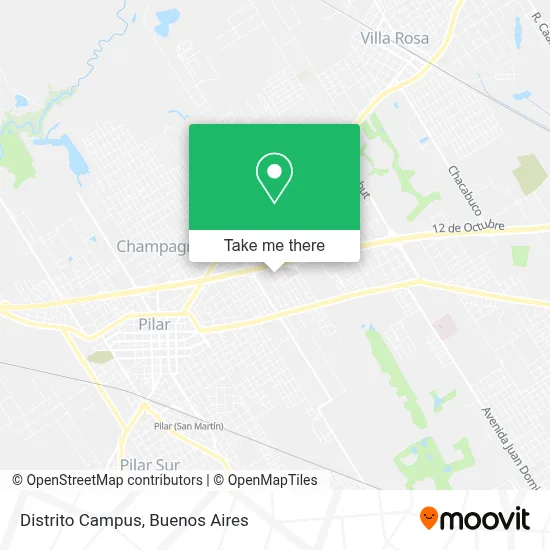 Distrito Campus map