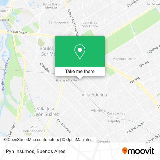 Pyh Insumos map