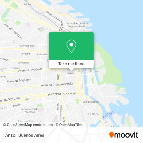 Ansol map