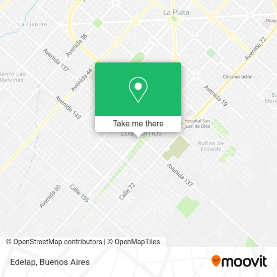 Edelap map