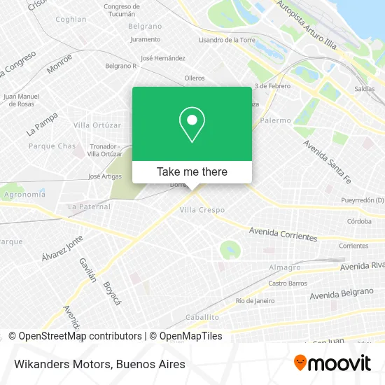 Wikanders Motors map