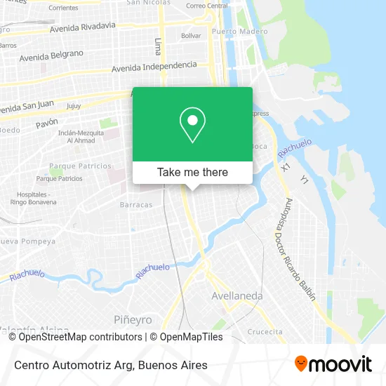Centro Automotriz Arg map