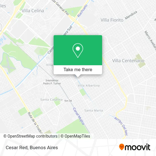 Cesar Red map