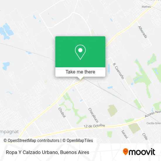Ropa Y Calzado Urbano map