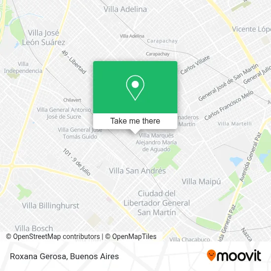 Roxana Gerosa map