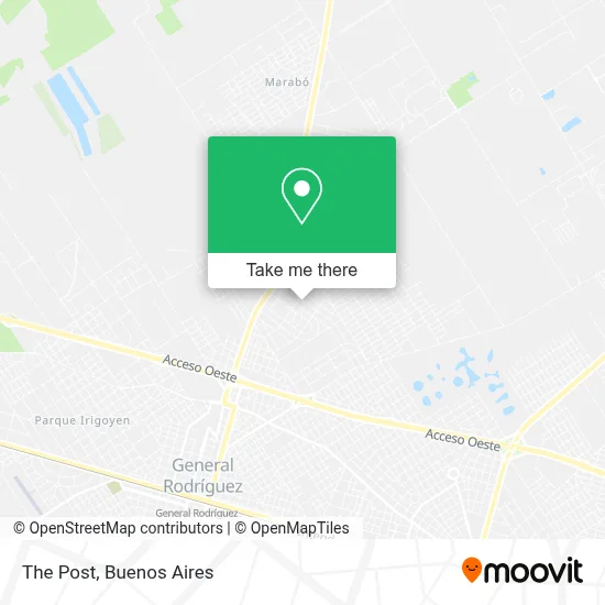 La Posta map