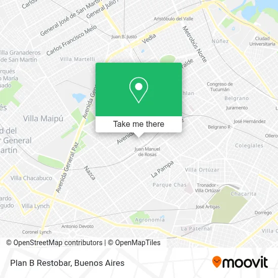 Plan B Restobar map