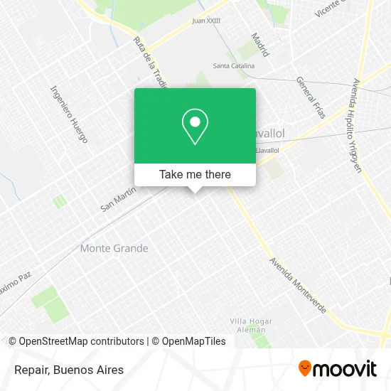 Repair map