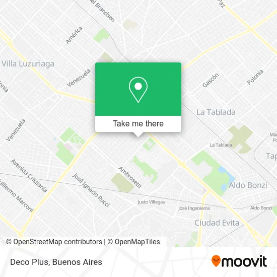 Deco Plus map